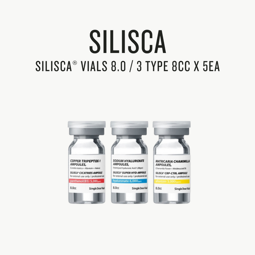 vials 8.0 / 3 type 8cc x 5ea | Korean Professional Skincare